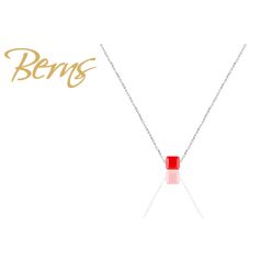 R12244 NECKLACE "GIGI" LT.SIAM SS