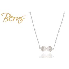 R13187 NECKLACE "MELODY" WHITE-SS