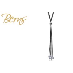 R13191 NECKLACE "EVELIN" BLACK-AB SS