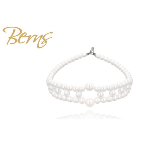 R13196 NECKLACE "QUINN" WHITE-SS