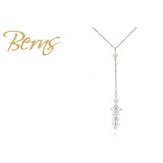 R13203 NECKLACE "EMIRA" PEWH-CRY.SH SS