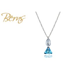 R13205 NECKLACE "MIREA" BLSH-BBL SS