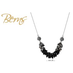 R13208 NECKLACE "ISIS" JET-SINI-DKG SS