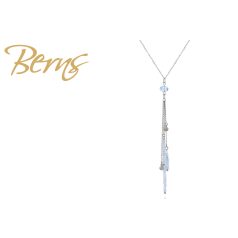 R13213 NECKLACE "MORELLA" L.BLUE-SS