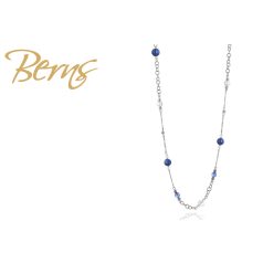 R13229 NECKLACE " DEMI" IR.BLUE SAPP SS