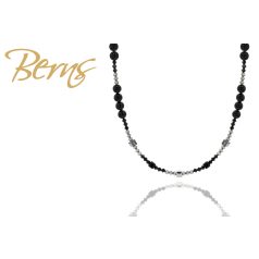 R13232 NECKLACE "PERLA" M.BLACK SS