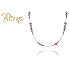 R13237 NECKLACE "PERLA" MAUVE RG