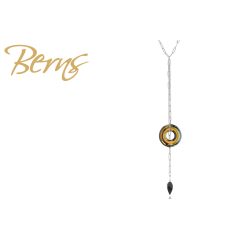 R13260 NECKLACE "BARLETTA" TABAC-JET SS