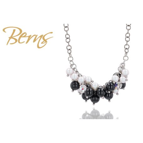 R13266 NECKLACE "SIENNA" M.BLACK-AB SS