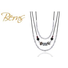 R13268 NECKLACE "NINA" LTCH-BLACK SS