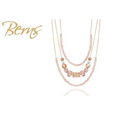 R13270 NECKLACE "NINA" GSHA-BEIGE GO