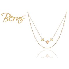 R13279 NECKLACE "BIBIN" LT.TOP-COOPER