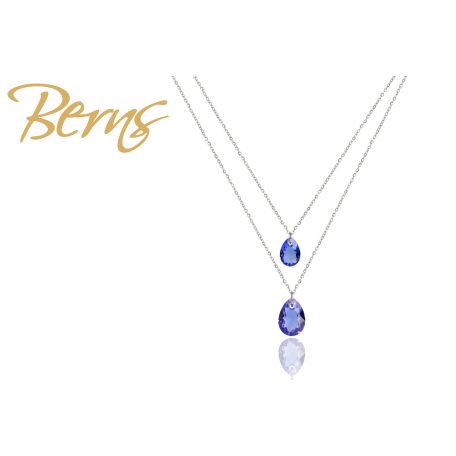 R13399 NECKLACE RIO"-SAPPHIRE SS"