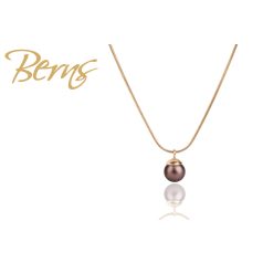 R13428 NECKLACE "EVALYNN" VBROWN 8 GO