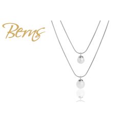 R13430 NECKLACE "EVALYNN" WHITE 8+10 SS