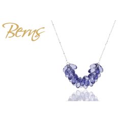R13441 NECKLACE "LIZA" TANZANITE SS