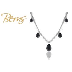 R13468 NECKLACE "BLAIR" JET-SS