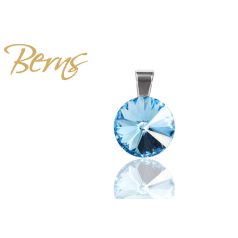 R13493 PENDANT GALAXY" AQUA 12MM"
