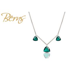 R13544 NECKLACE TRILLIAN" EMERALD SS"