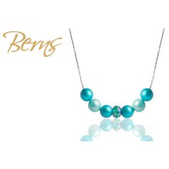 R13579 NECKLACE HELLA" MIX-TURQ SS"