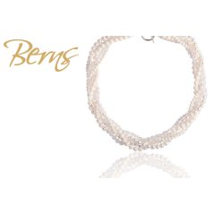 R13609 NECKLACE MIRACLE" WH-IV-CRY-AB SS"