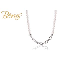 R13629 NECKLACE MAGNOLIA" PE.WH-SS 6"