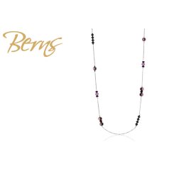 R13650 NECKLACE BLISS"-BURGUNDY SS"
