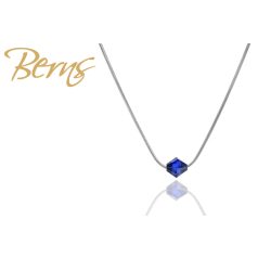 R13664 NECKLACE GIANA"-SAPPH SS"