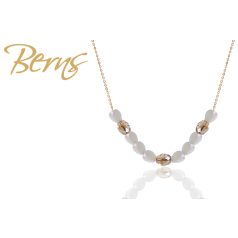 R13681 NECKLACE HAZEL" WHITE-GSHA GO"