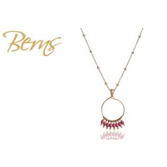 R13706 NECKLACE ARUNA"-MBERRY GO"