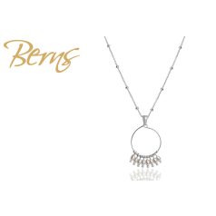 R13708 NECKLACE ARUNA"-WHITE SS"