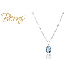 R13738 NECKLACE AMARA AQUA SS
