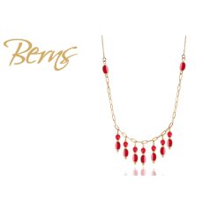 R13786 NECKLACE CASSIA RED-LTSIA GO