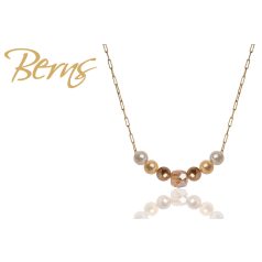 R13798 NECKLACE LIVIAN GOLD MIX-GOLD GO