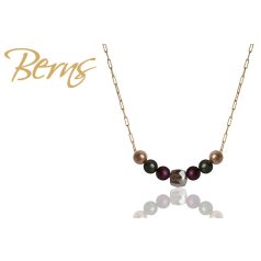 R13801 NECKLACE LIVIAN DK.MIX-DKGREY GO
