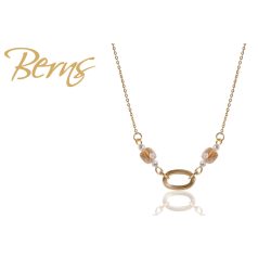 R13824 NECKLACE ELLIS WHITE-GOLD GO