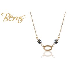 R13825 NECKLACE ELLIS WHITE-DKBLUE GO