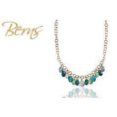 R13846 NECKLACE FLAVIA MIX-GREEN GO
