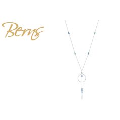 R13892 NECKLACE ROSIA TURQUOISE-LT.SAPPHIRE SS