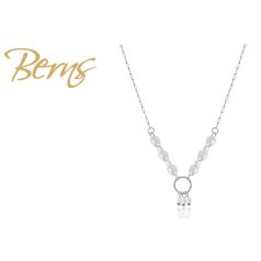 R13917 NECKLACE TAMAR WH-WHITE SS