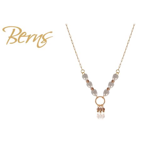 R13921 NECKLACE TAMAR V.GOLD-GREY GO
