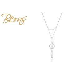 R13929 NECKLACE TAMAR DUO WH-WHITE SS