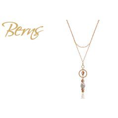 R13933 NECKLACE TAMAR DUO V.GOLD-GREY GO