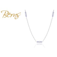 R14001 NECKLACE INDRA LT.BLUE-LT.AZORE SS