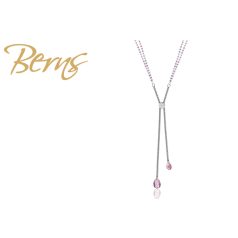 R14028 NECKLACE ESTELLE LT.ROSE SS