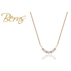 R14121 NECKLACE GILL LT.GOLD-WH.OPAL GO