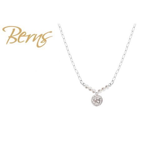 R14166 NECKLACE ELIS CRY-WHITE SS