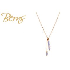 R14173 NECKLACE AURA LTBLUE GO