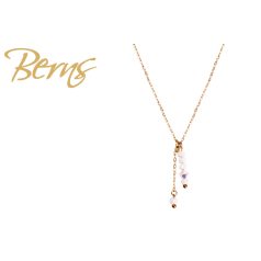 R14175 NECKLACE AURA WHITE GO