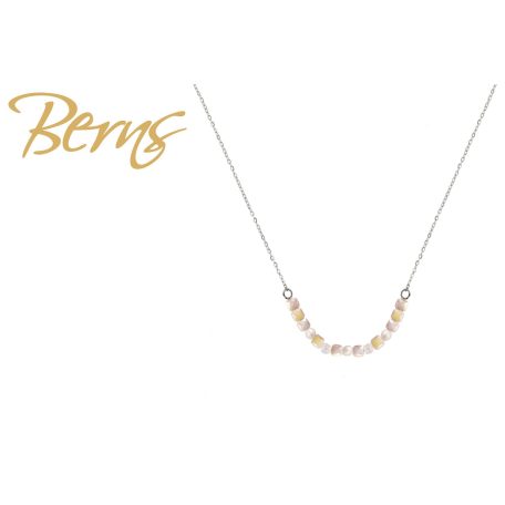 R14177 NECKLACE ELODIE PEACH-CRY.SH SS